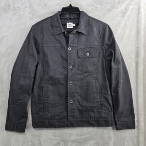 Flint and Tinder Waxed Trucker Jacket Mens Small Flannel Lined USA Made New